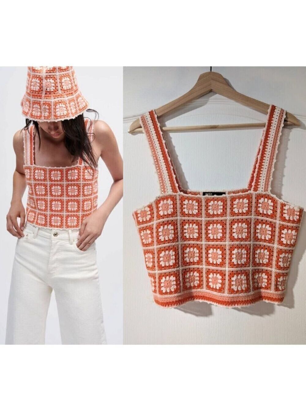 NEW Maje | Matucada Crochet Crop Top